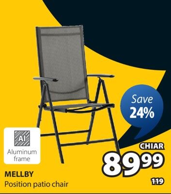 MELLBY Position patio chair