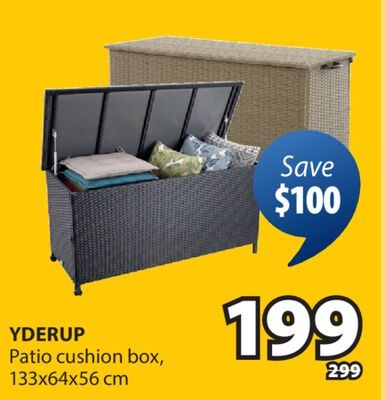 YDERUP Patio cushion box