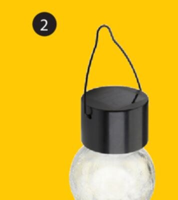NATTERGAL Solar hanging light