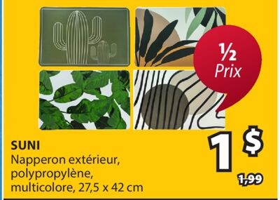 SUNI Napperon extérieur