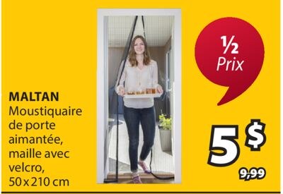 MALTAN Moustiquaire de porte aimantée, maille a…