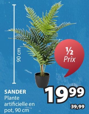 SANDER Plante artificielle en pot