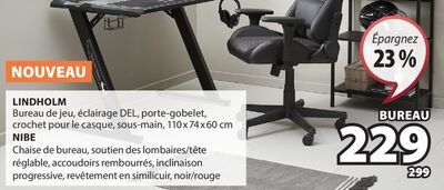 LINDHOLM Bureau de jeu