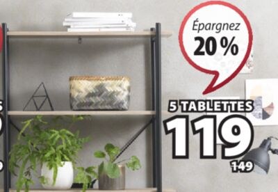 VANDBORG 5 TABLETTES