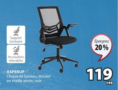 ASPERUP Chaise de bureau