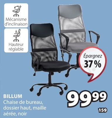 BILLUM Chaise de bureau