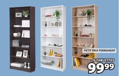 QUINN Biblothèque avec tablettes modulables