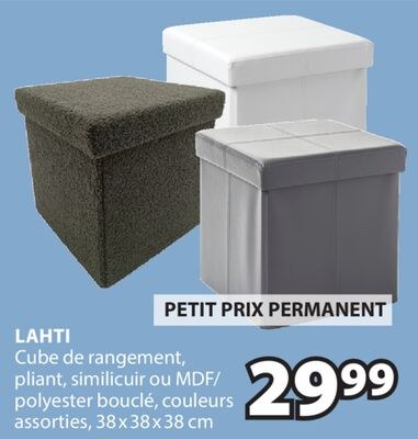 LAHTI Cube de rangement