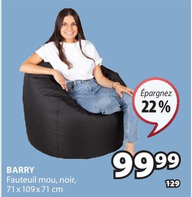 BARRY Fauteuil mou