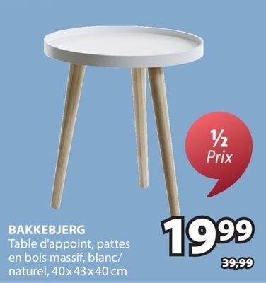 BAKKEBJERG Table d'appoint