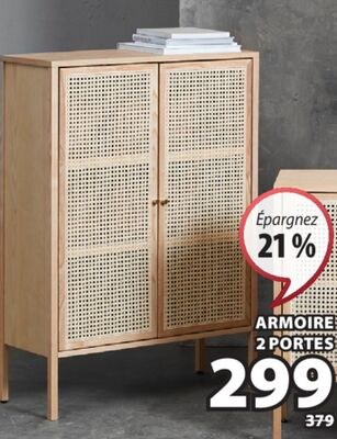 SALTVIG Armoire, 2 portes, 80x 115 x 35 cm