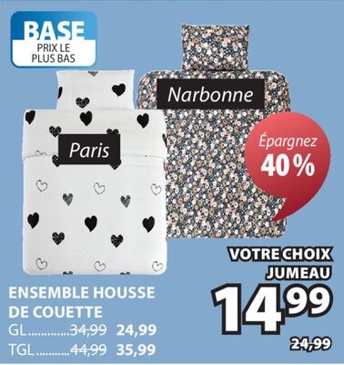 ENSEMBLE HOUSSE DE COUETTE