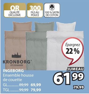 INGEBORG Ensemble housse de couette