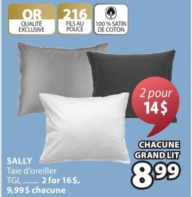 SALLY Taie d'oreiller