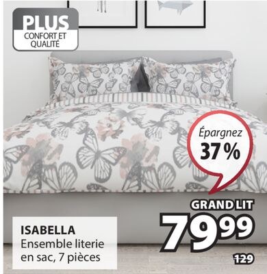 ISABELLA Ensemble literie en sac
