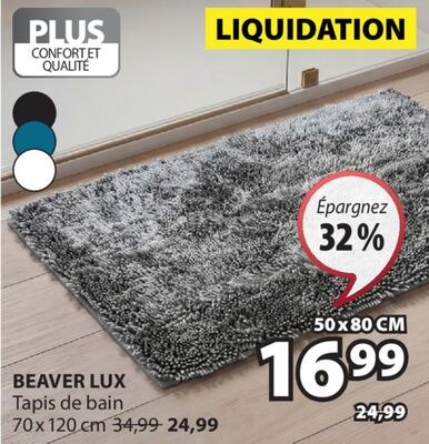 BEAVER LUX Tapis de bain