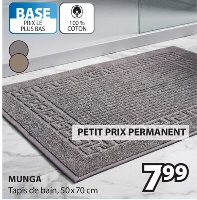 MUNGA Tapis de bain