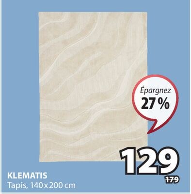 KLEMATIS Tapis, 140 x 200 cm