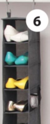 BALSE Petit rangement suspendu, 6 tablettes