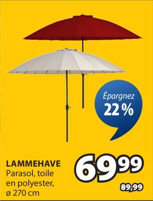 LAMMEHAVE Parasol