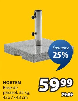 HORTEN Base de parasol