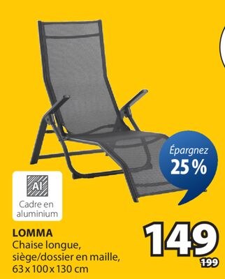 LOMMA Chaise longue