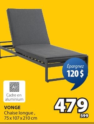 VONGE Chaise longue