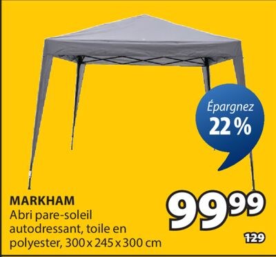 MARKHAM Abri pare-soleil autodressant
