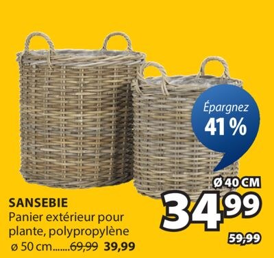 SANSEBIE Panier extérieur pour plante