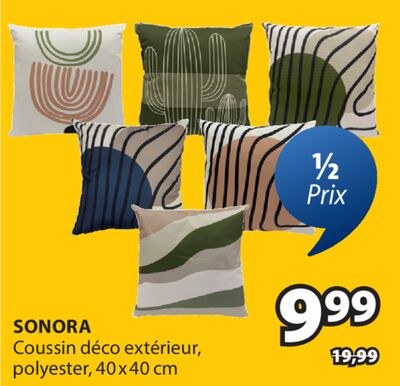 SONORA Coussin déco extérieur