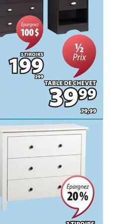 STRIGIRS - Commode, 3 tiroirs