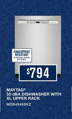 MAYTAG® 50 dBA DISHWASHER WITH XL UPPER RACK