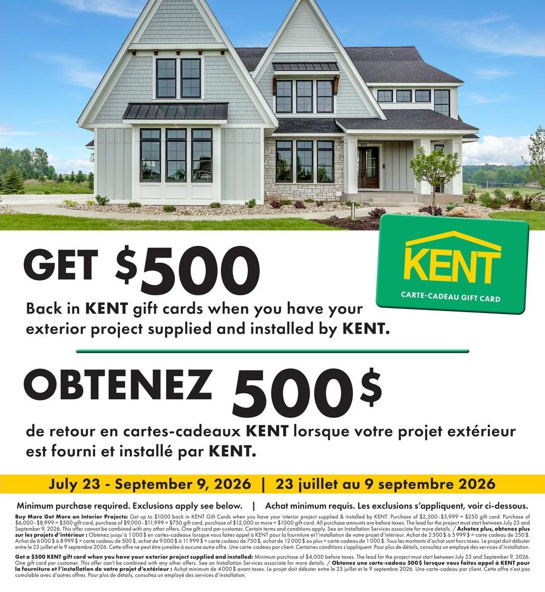 KENT Installation Services - Exterior Project