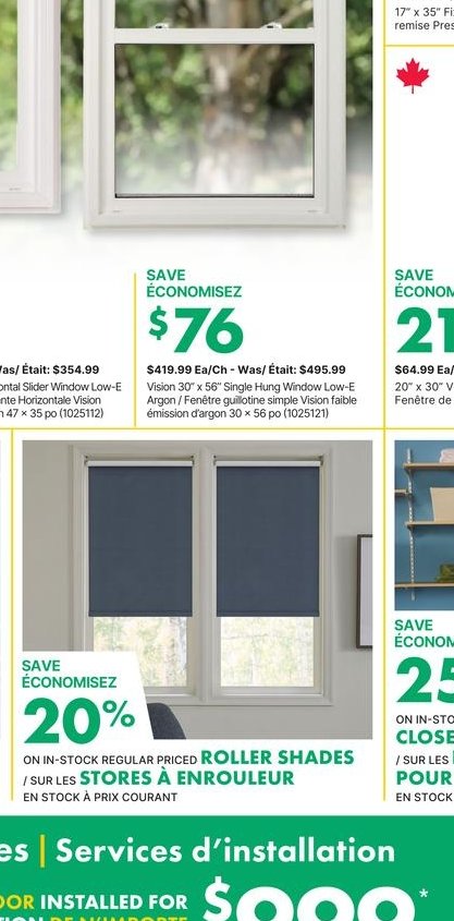 Atlantic Window 32 x 52 Horizontal Slider Window