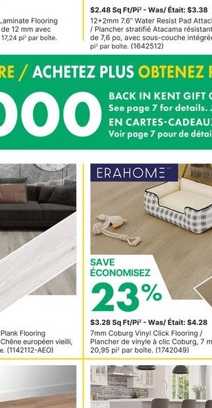 Plancher stratifié Vintage Grey Laminate Floori…