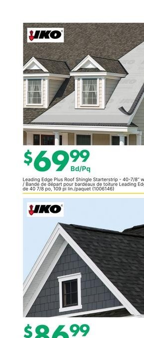 IKO Leading Edge Plus Roof Shingles