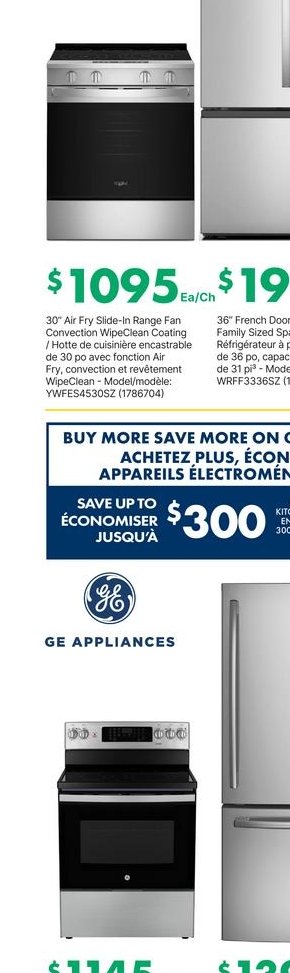 Whirlpool 30" Air Fry Slide-In Range