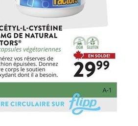N-Acétyl-L-Cystéine 600 mg de Natural Factors