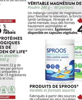 PRODUITS DE SPROOS