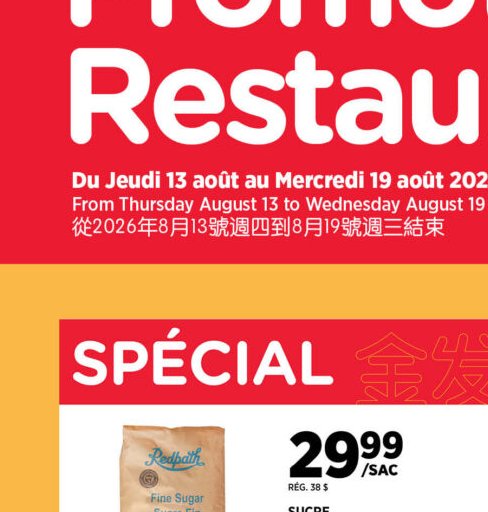 Sucre Redpath 20 kg