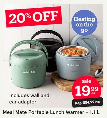 Meal Mate Portable Lunch Warmer