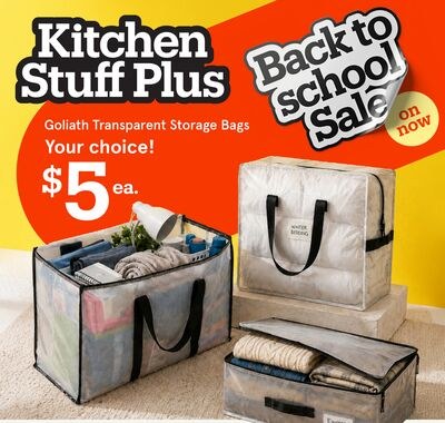 Goliath Transparent Storage Bags