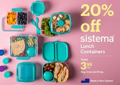 Sistema® Lunch Containers