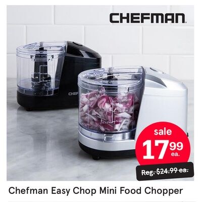Chefman Easy Chop Mini Food Chopper