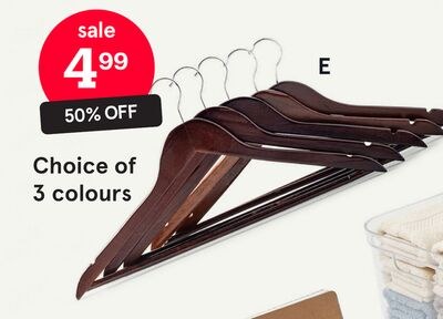 5 Pc. Taylor Wood Hanger Set