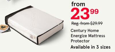 Century Home Energize Mattress Protector