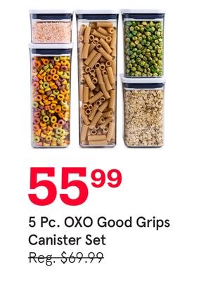 5 Pc. OXO Good Grips Canister Set