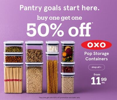 OXO Pop Storage Containers
