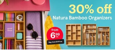 Natura Bamboo Organizers
