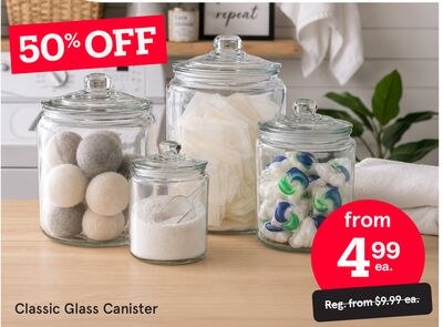 Classic Glass Canister